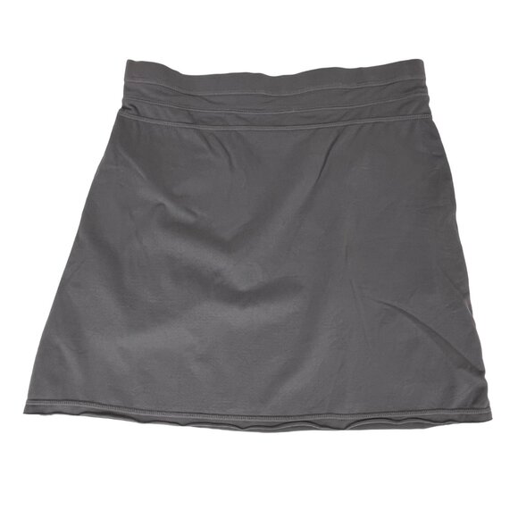 Athleta Jersey-Knit Skirt Gray with Pockets Sz. Small - Picture 4 of 5